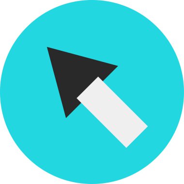 yön ok simgesi, vektör illüstrasyonu basit tasarım