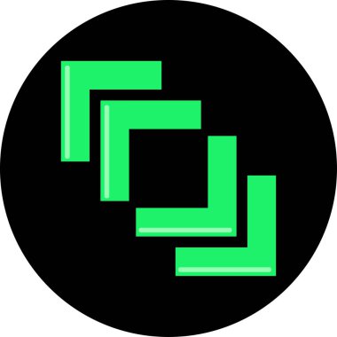 ok basit web simgesi, vektör illüstrasyonu