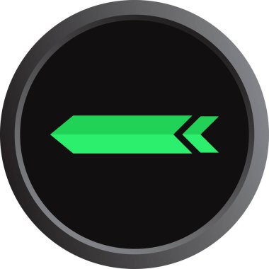 ok basit web simgesi, vektör illüstrasyonu