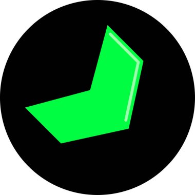 ok simgesi vektör illüstrasyonu