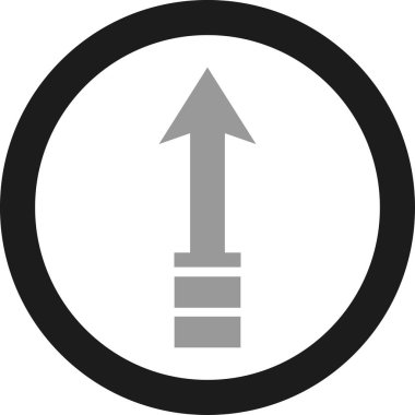 yön ok simgesi, vektör illüstrasyonu basit tasarım