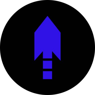 yön ok simgesi, vektör illüstrasyonu basit tasarım