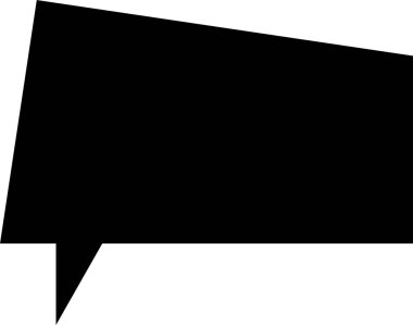 konuşma balonu simgesinin üzerine beyaz izole 