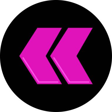 ok basit web simgesi, vektör illüstrasyonu