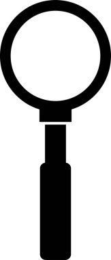 Büyütme cam simgesi, vektör illüstrasyon tasarımı