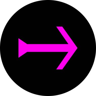 ok basit web simgesi, vektör illüstrasyonu 