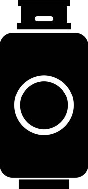 beyaz arkaplanda gaz silindiri simgesi