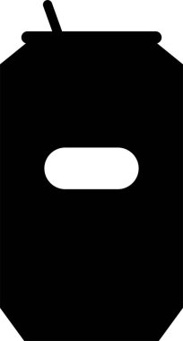 soda kutusu simgesi, vektör illüstrasyonu 