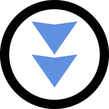 ok basit web simgesi, vektör illüstrasyonu 