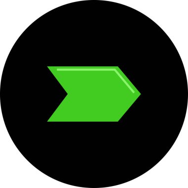 ok basit web simgesi, vektör illüstrasyonu 