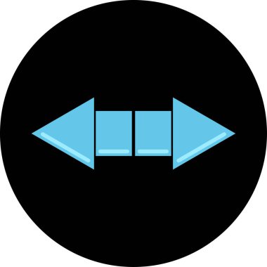 Ok. Web simgesi basit illüstrasyon