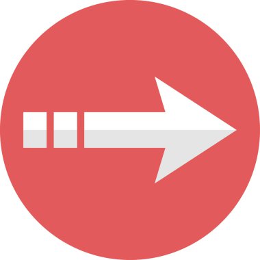 Ok. Web simgesi basit illüstrasyon