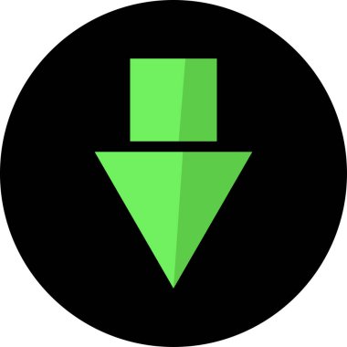 ok yönü imleç simgesi ana hat biçiminde