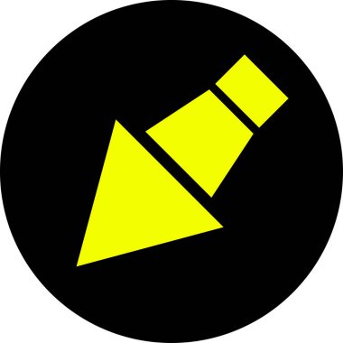 ok simgesi, vektör illüstrasyonu