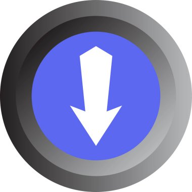 Ok. Web simgesi basit illüstrasyon