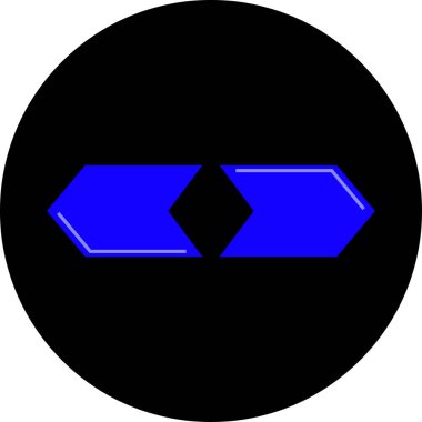 ok modern simgesinin vektör illüstrasyonu