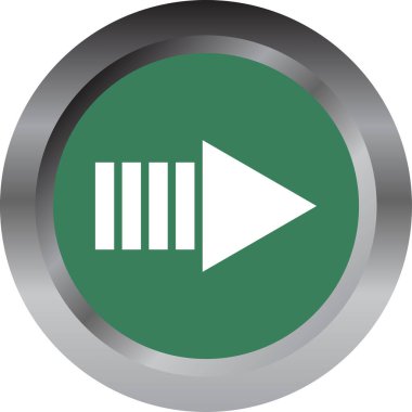 vektör illüstrasyonu, ok simgesi tasarımı