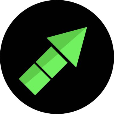 ok simgesi vektör illüstrasyonu