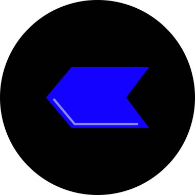 Modern ok simgesinin vektör illüstrasyonu