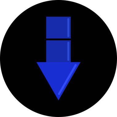 Ok. Web simgesi basit illüstrasyon