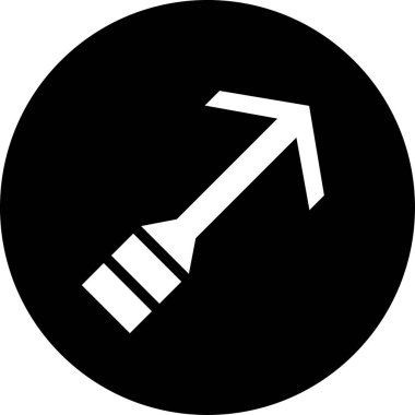 ok simgesinin vektör illüstrasyonu