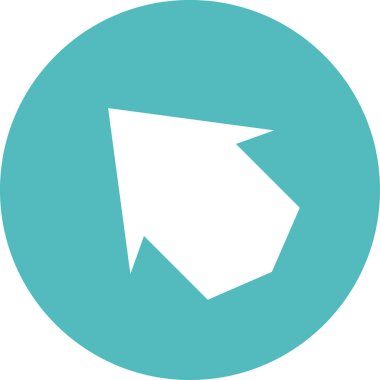 vektör yönü ok simgesi