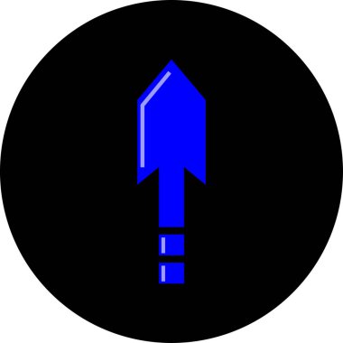 ok ikonu vektör illüstrasyonu. düz dizayn simgesi