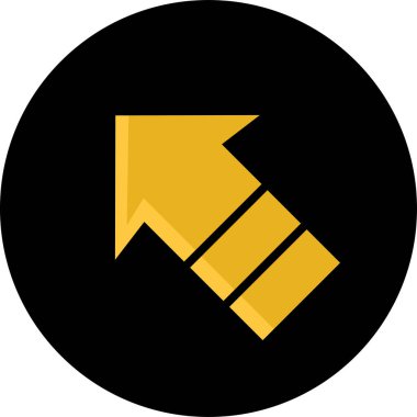 Ok. Web simgesi basit illüstrasyon