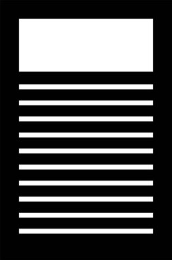 Belge. Web simgesi basit illüstrasyon. 