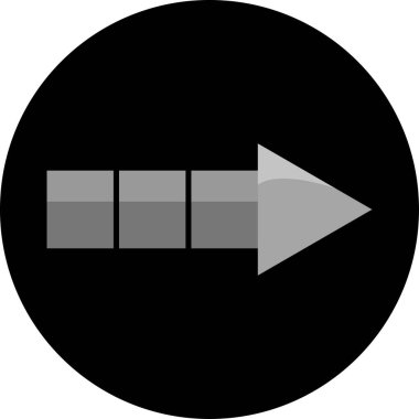 ok simgesinin vektör illüstrasyonu