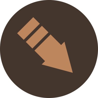 ok simgesinin vektör illüstrasyonu 