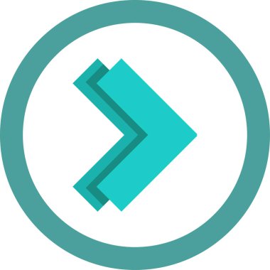 Ok. Web simgesi basit illüstrasyon