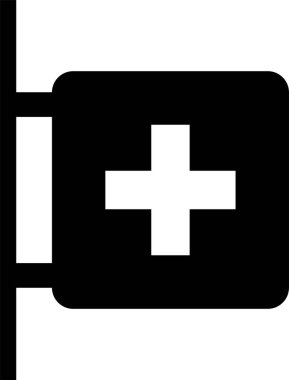 Hatlar arası hastane tıbbi simgesi