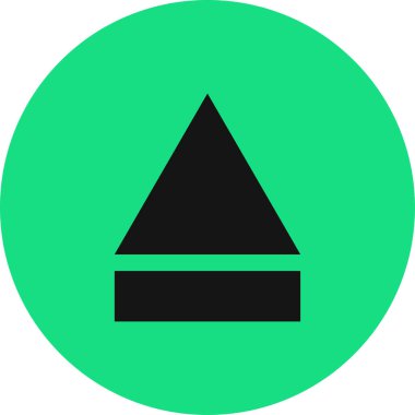 düz biçim vektör illüstrasyonunda siyah ok simgesi