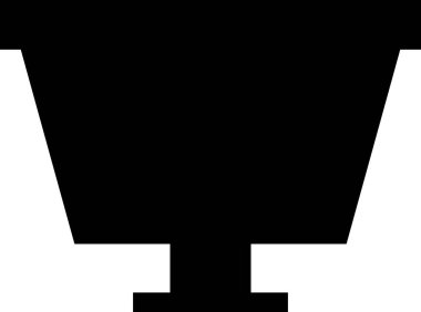 çizim kabı, ikon vektör illüstrasyonu