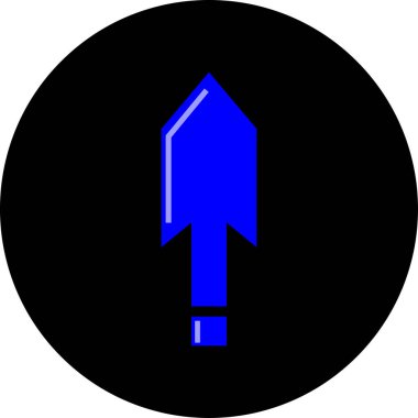 ok yukarı simgesi, vektör illüstrasyonu