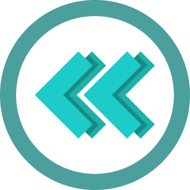 ok basit web simgesi, vektör illüstrasyonu 