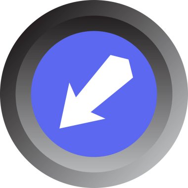 Ok. Web simgesi basit illüstrasyon