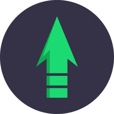 ok simgesi vektör illüstrasyonu