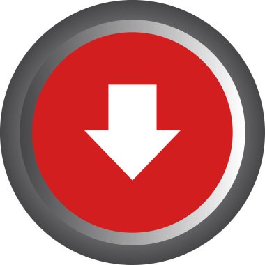 Ok simgesini indir. vektör illüstrasyonu