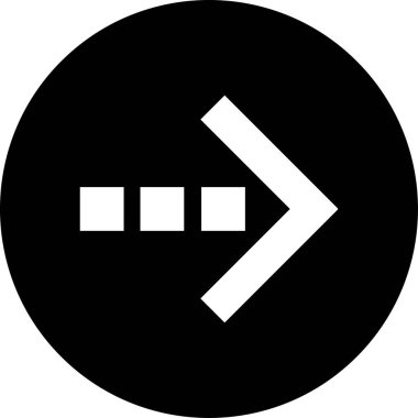 ok simgesinin vektör illüstrasyonu