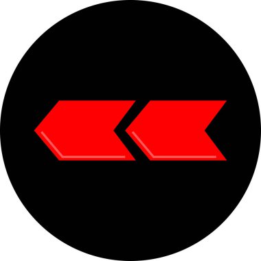 Ok. Web simgesi basit illüstrasyon