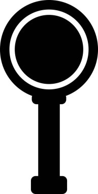 Büyütme cam simgesi, vektör illüstrasyon tasarımı