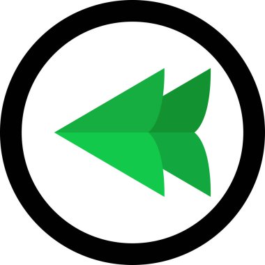 ok simgesi vektör illüstrasyonu