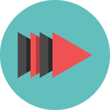 ok simgesi vektör illüstrasyonu