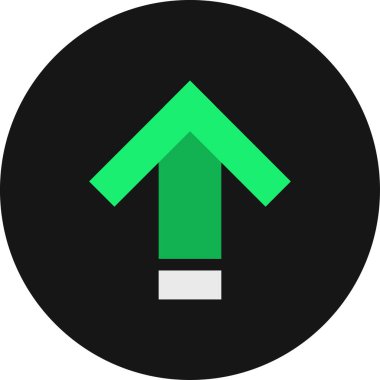 ok simgesi, vektör illüstrasyonu