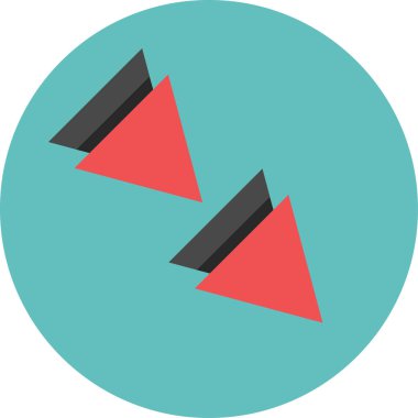 ok simgesi vektör illüstrasyonu