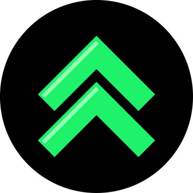 ok simgesinin vektör illüstrasyonu