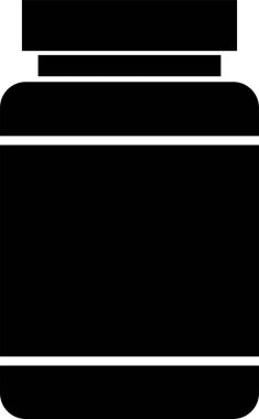 Kavanoz ikonu vektör illüstrasyonu