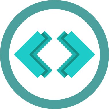 ok basit web simgesi, vektör illüstrasyonu 